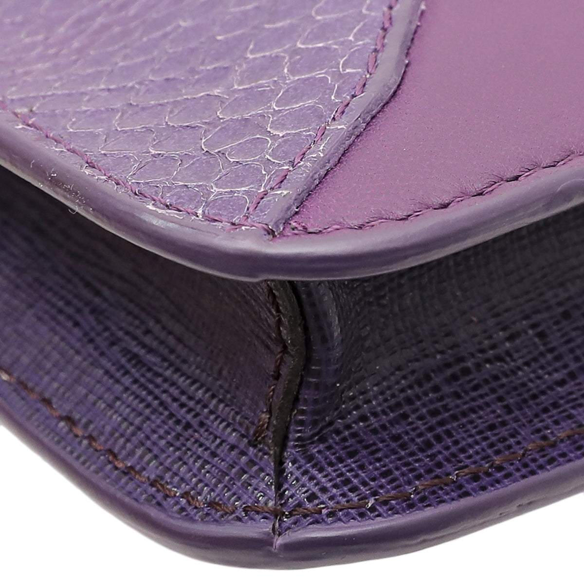 Fendi Purple 2Jours Envelope Clutch-Fendi-THE CLOSET