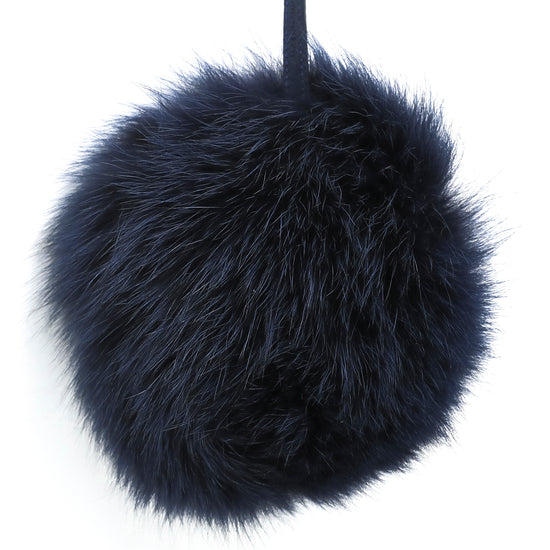 Fendi Bicolor AB Fox Fur Bag Charm