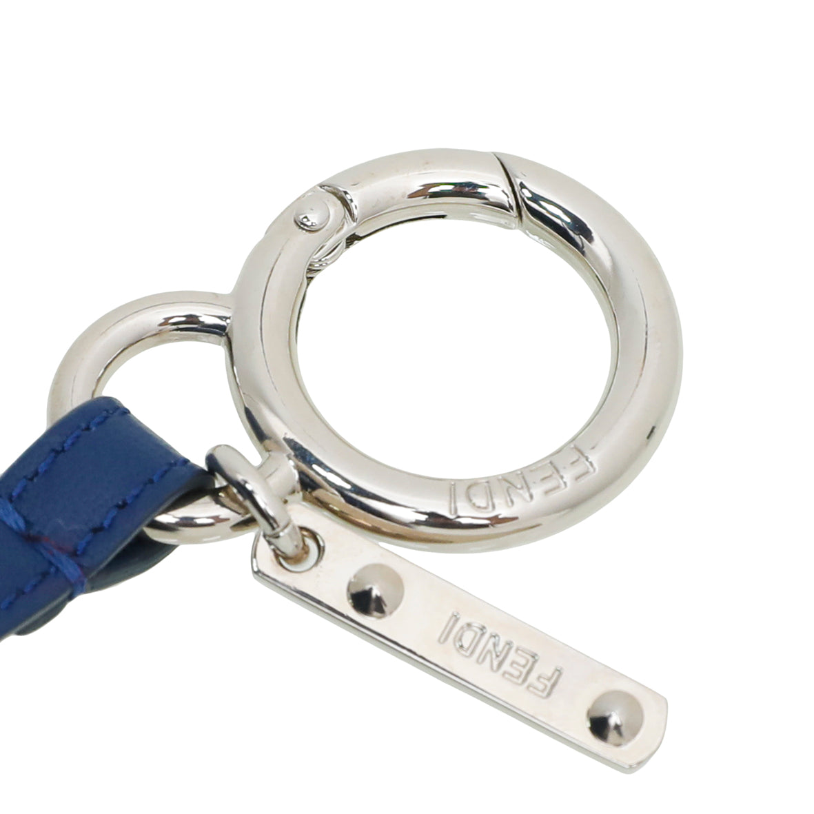 Fendi Bicolor AB Fox Fur Bag Charm-Fendi-THE CLOSET