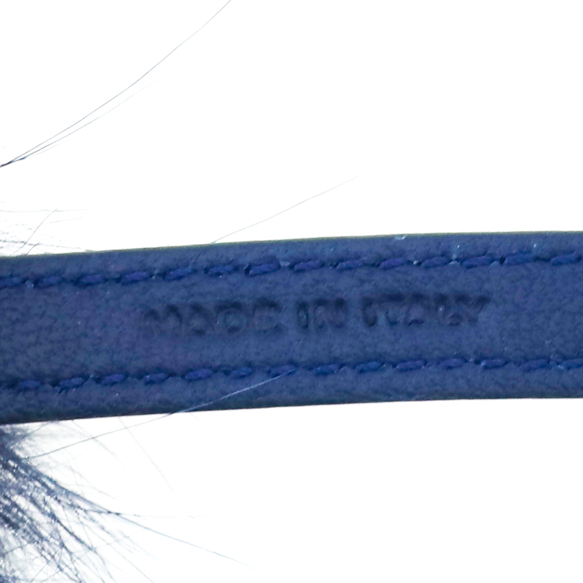 Fendi Bicolor AB Fox Fur Bag Charm-Fendi-THE CLOSET