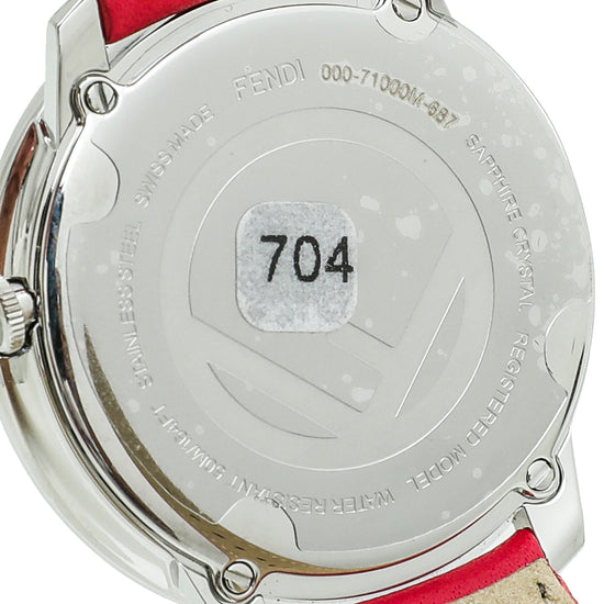 Fendi ST.ST Red F Is Fendi Away Quartz 36mm watch