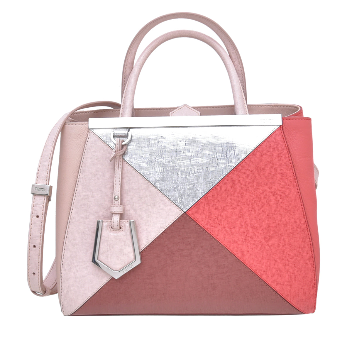 Fendi Tricolor Colorblock 2 Jours Petite Bag – THE CLOSET