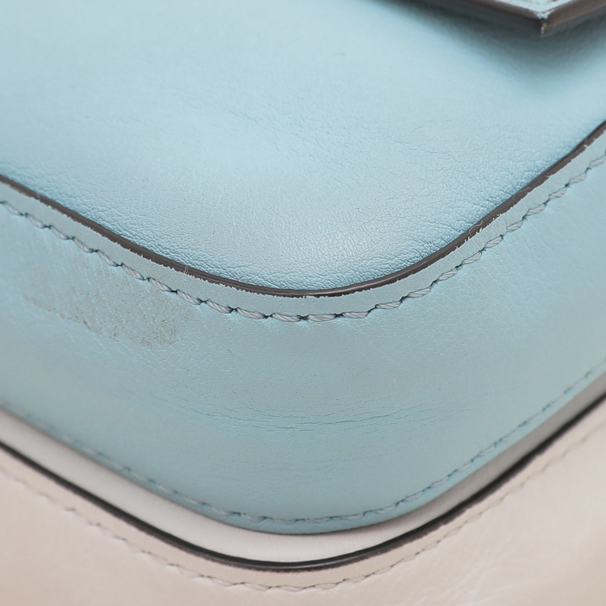 Fendi Bicolor Double Baguette Studded Embroider Bow Micro Bag-Fendi-THE CLOSET