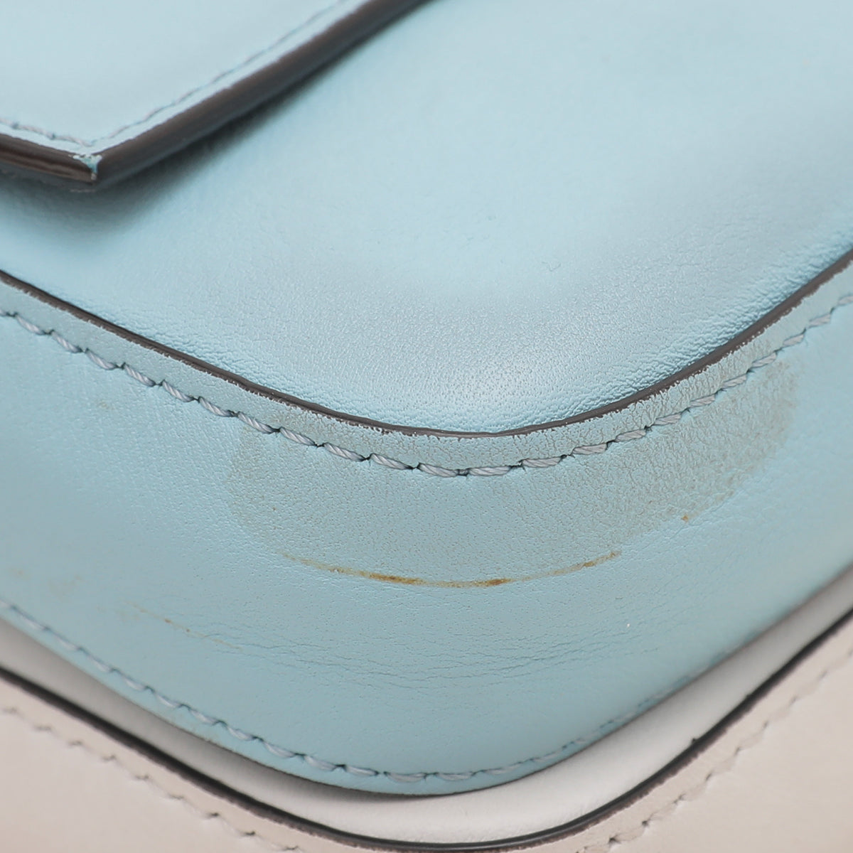 Fendi Bicolor Double Baguette Studded Embroider Bow Micro Bag-Fendi-THE CLOSET