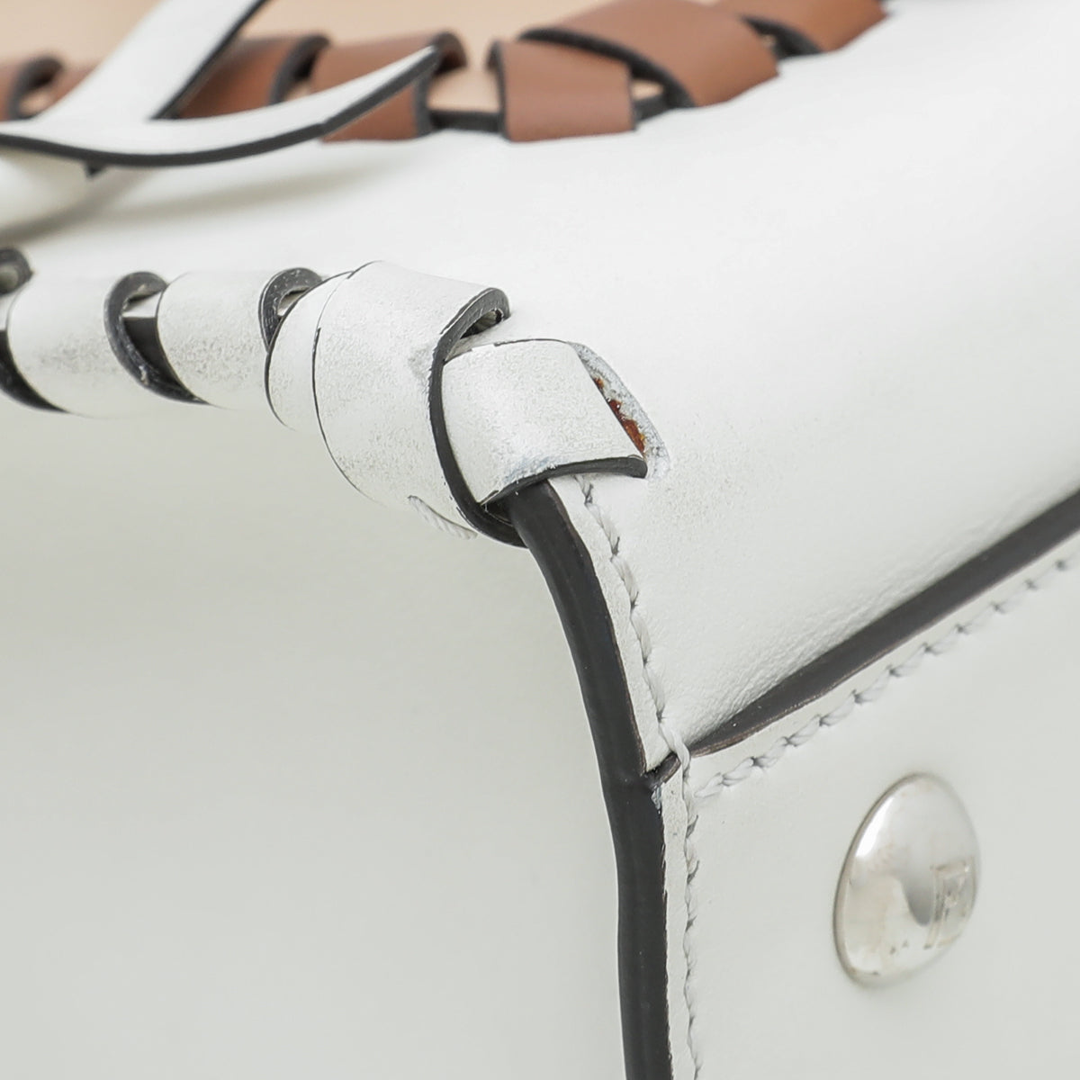 Fendi Camelia Orzo F Is Whipstitch Runway Small Bag-Fendi-THE CLOSET