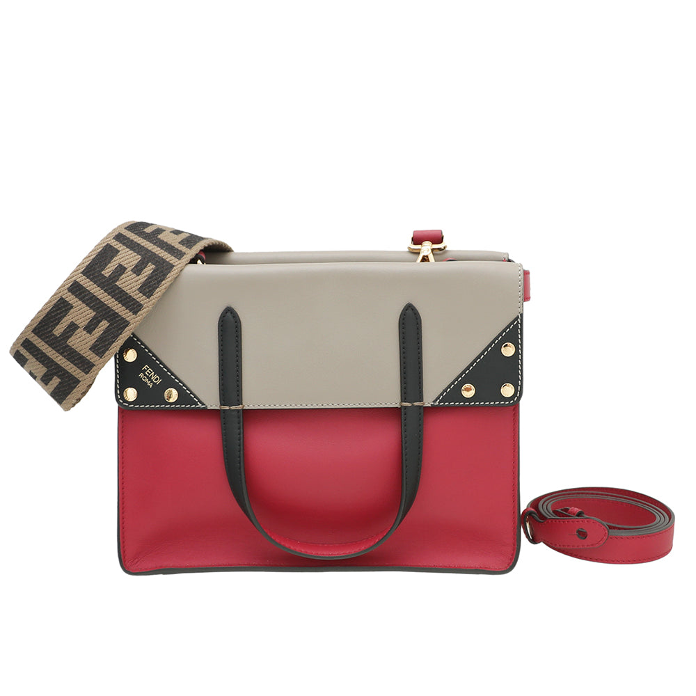 Fendi Tricolor Grace Flip Medium Bag-Fendi-THE CLOSET