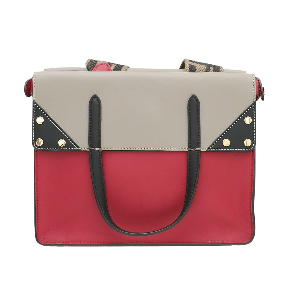 Fendi Tricolor Grace Flip Medium Bag-Fendi-THE CLOSET