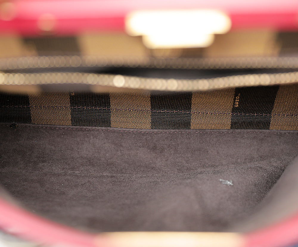 Fendi Red Iconic Peekaboo Regular Bag-Fendi-THE CLOSET