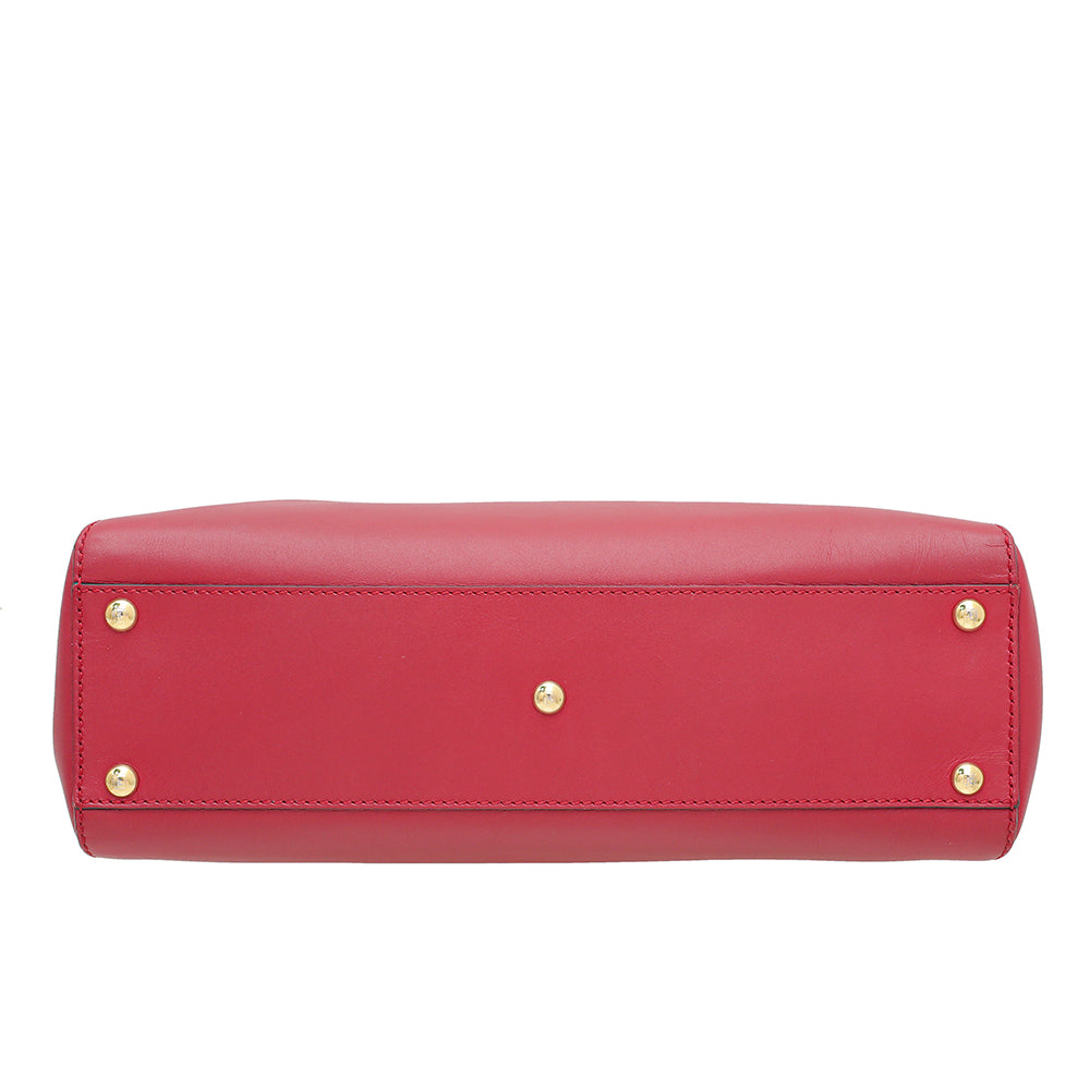 Fendi Red Iconic Peekaboo Regular Bag-Fendi-THE CLOSET