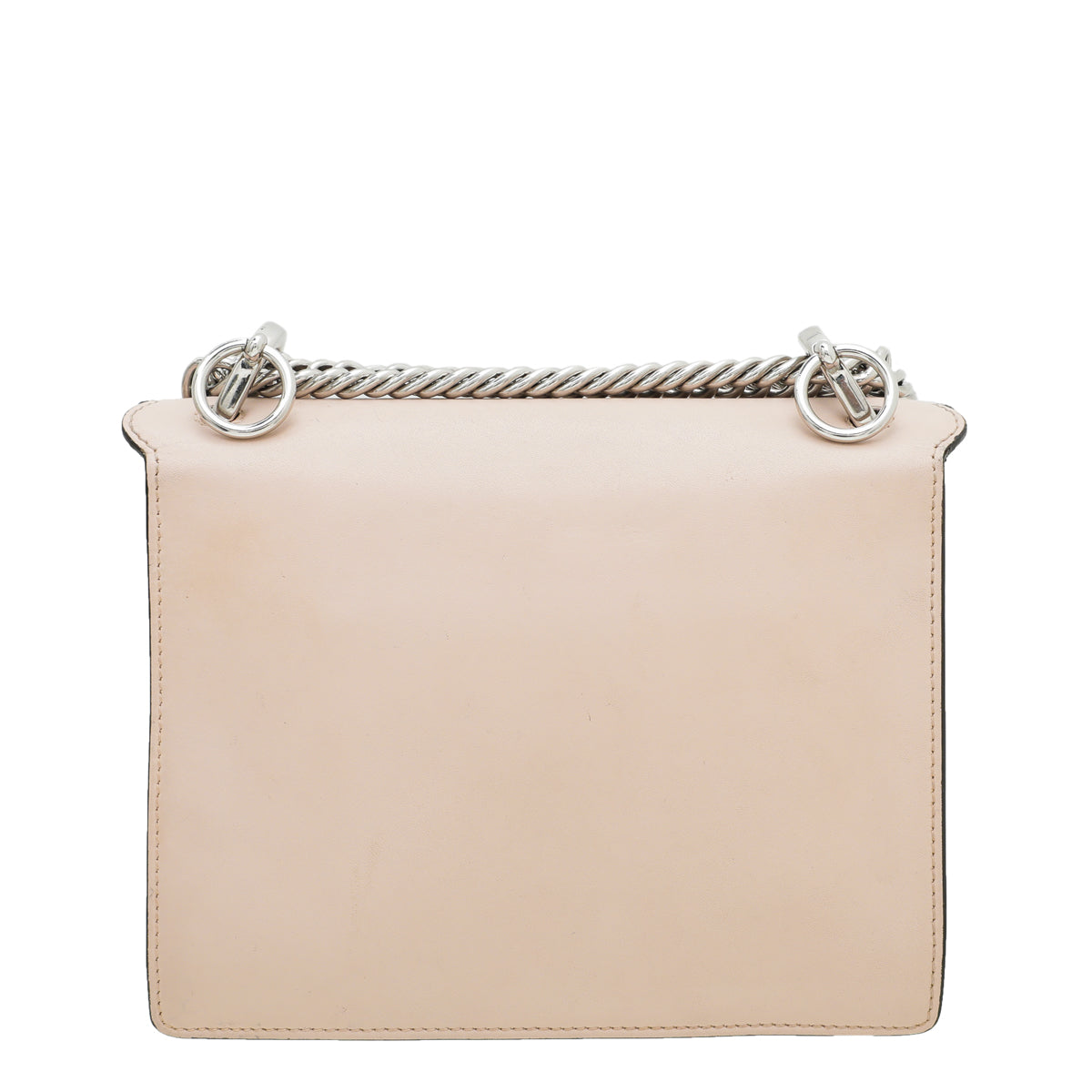 Fendi Peach Kan I Scalloped Studs Bow Flower Small Bag-Fendi-THE CLOSET