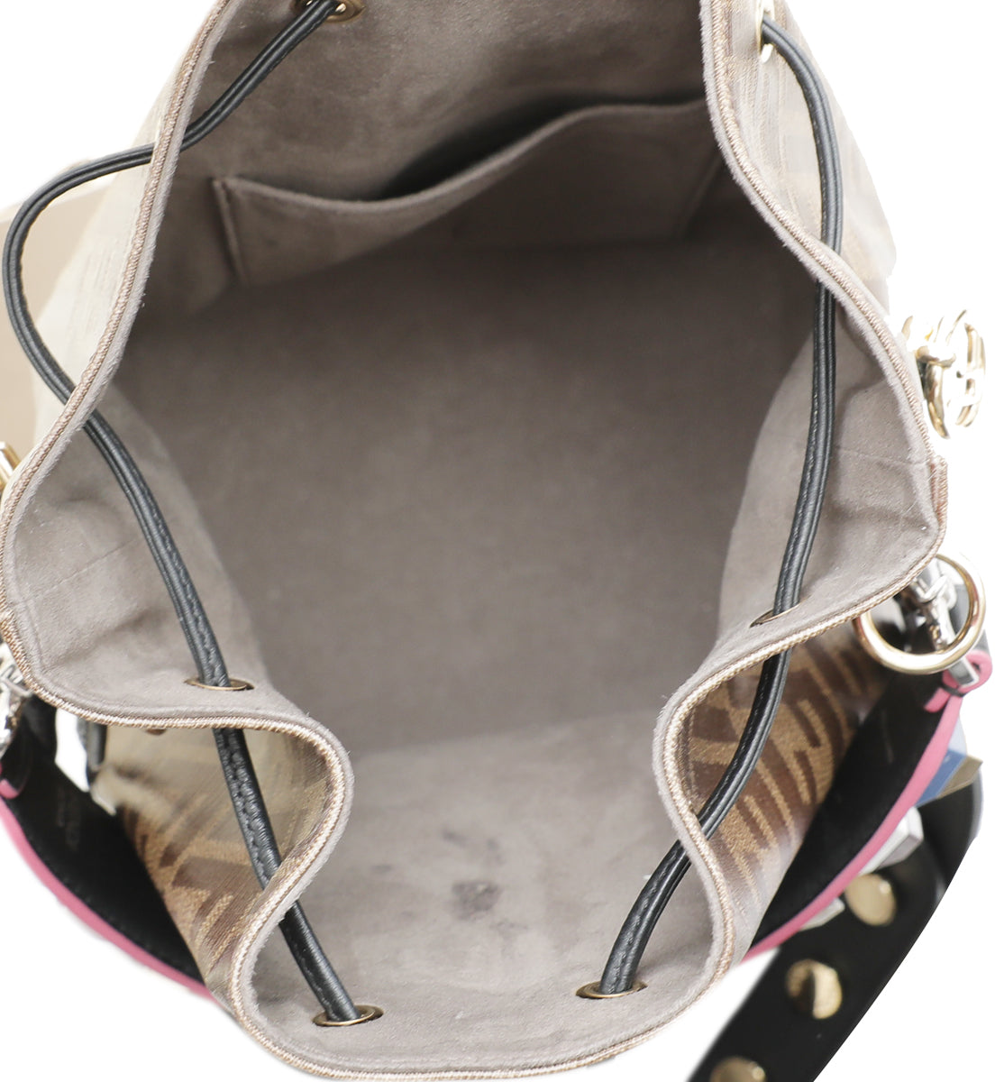 Fendi Bicolor Mon Tresor Small Bag W-Studded Strap You-Fendi-THE CLOSET