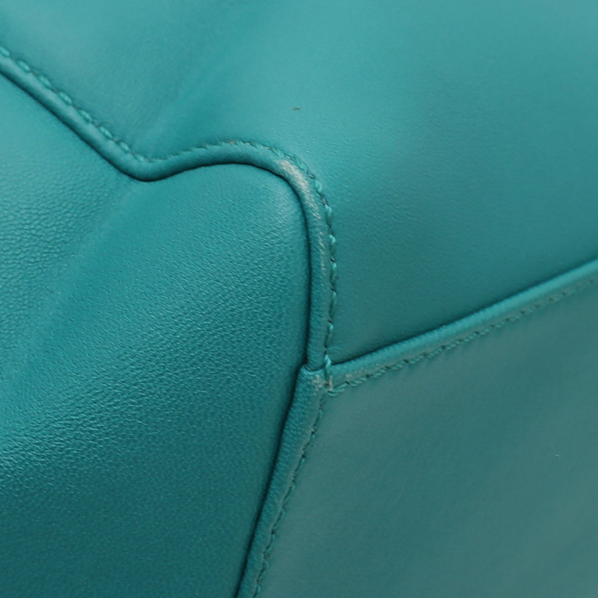 Fendi Teal Peekaboo Mini Bag-Fendi-THE CLOSET