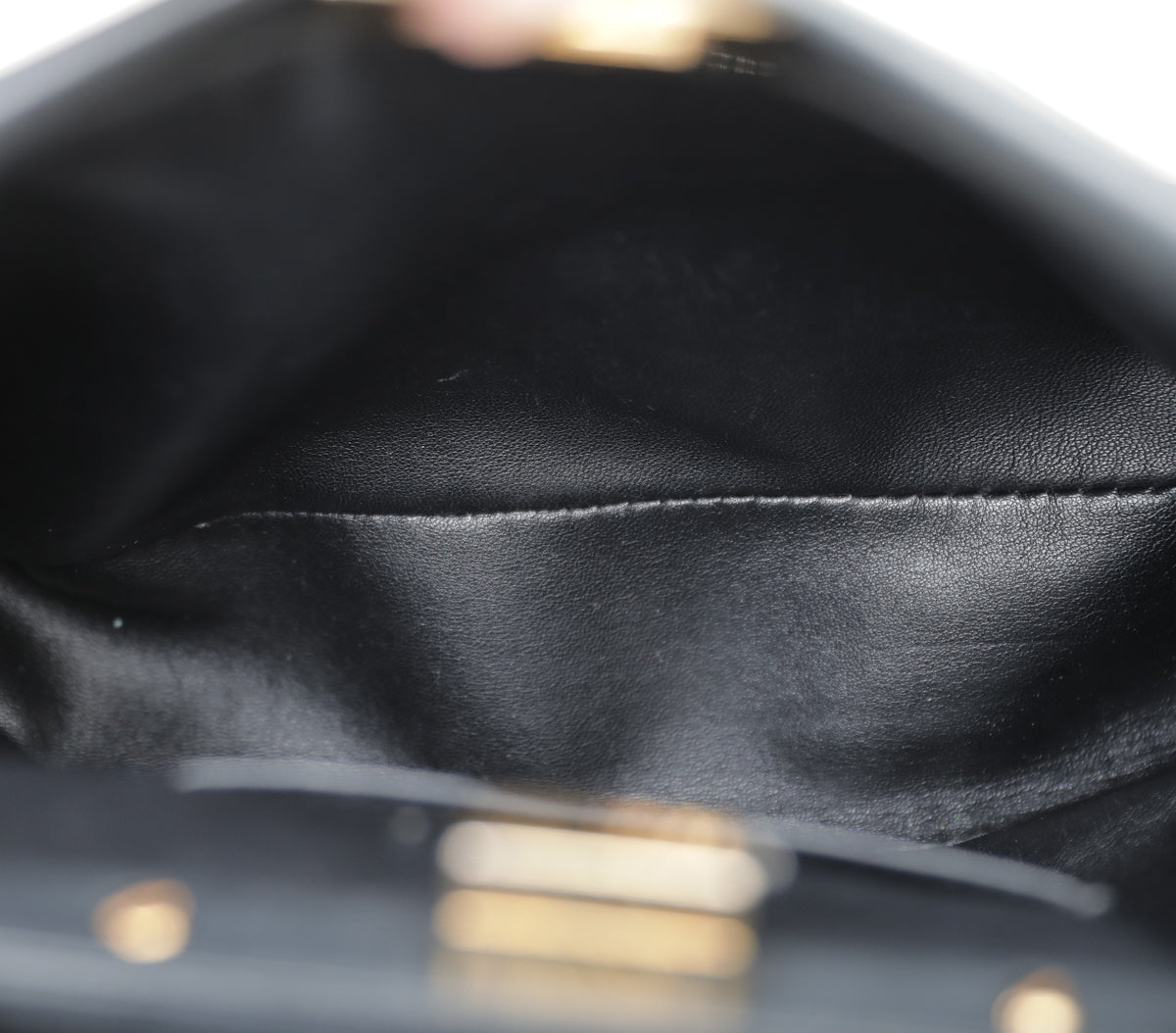 Fendi Black Peekaboo Mini Bag W- Twilly-Fendi-THE CLOSET
