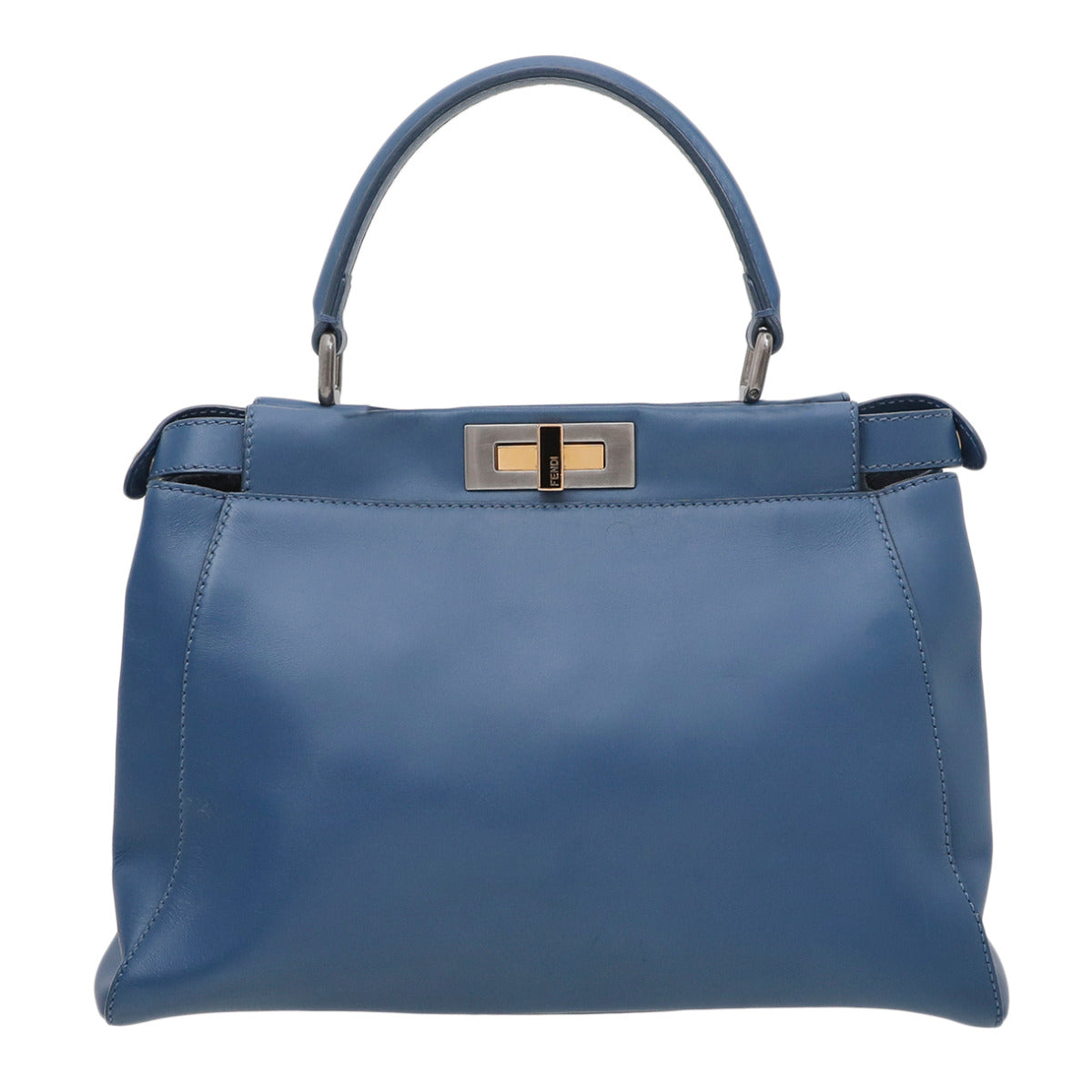 Fendi Blue Peekaboo Regular Bag-Fendi-THE CLOSET