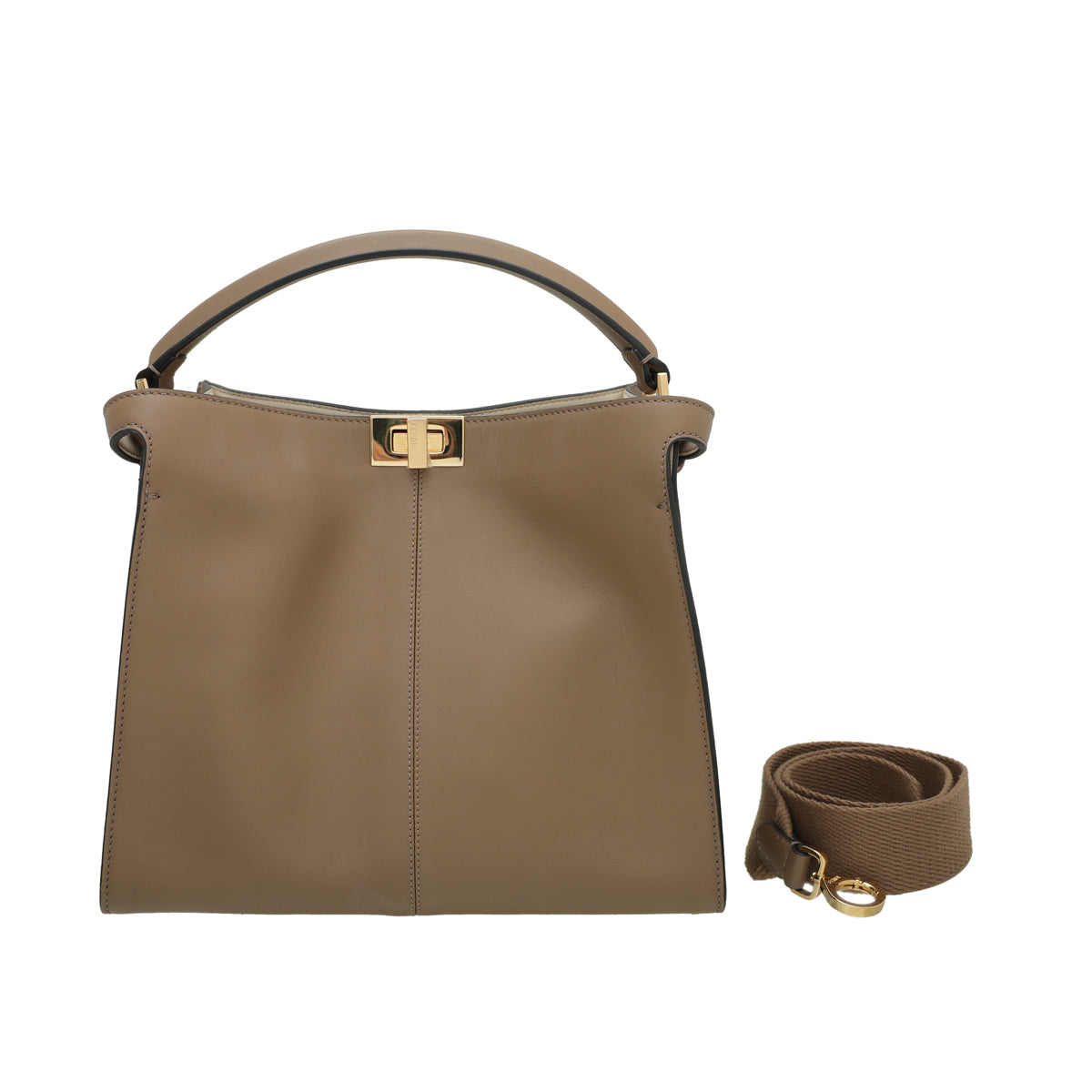 Fendi Brown Peekaboo X Lite Bag-Fendi-THE CLOSET