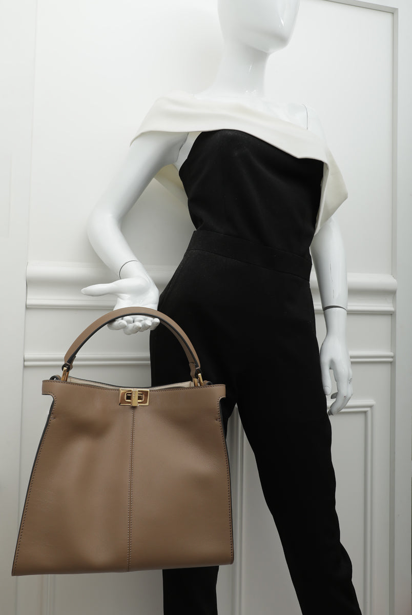 Fendi Brown Peekaboo X Lite Bag-Fendi-THE CLOSET