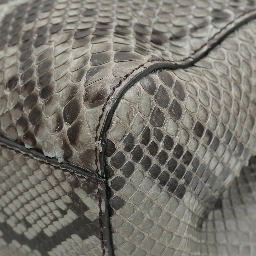 Fendi Bicolor Python Iconic Peekaboo Bag-Fendi-THE CLOSET