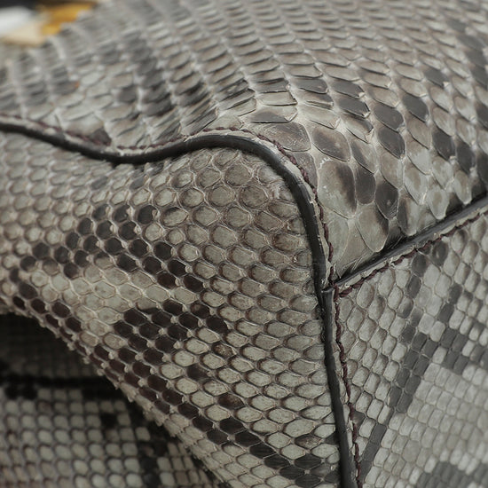 Fendi Bicolor Python Iconic Peekaboo Bag
