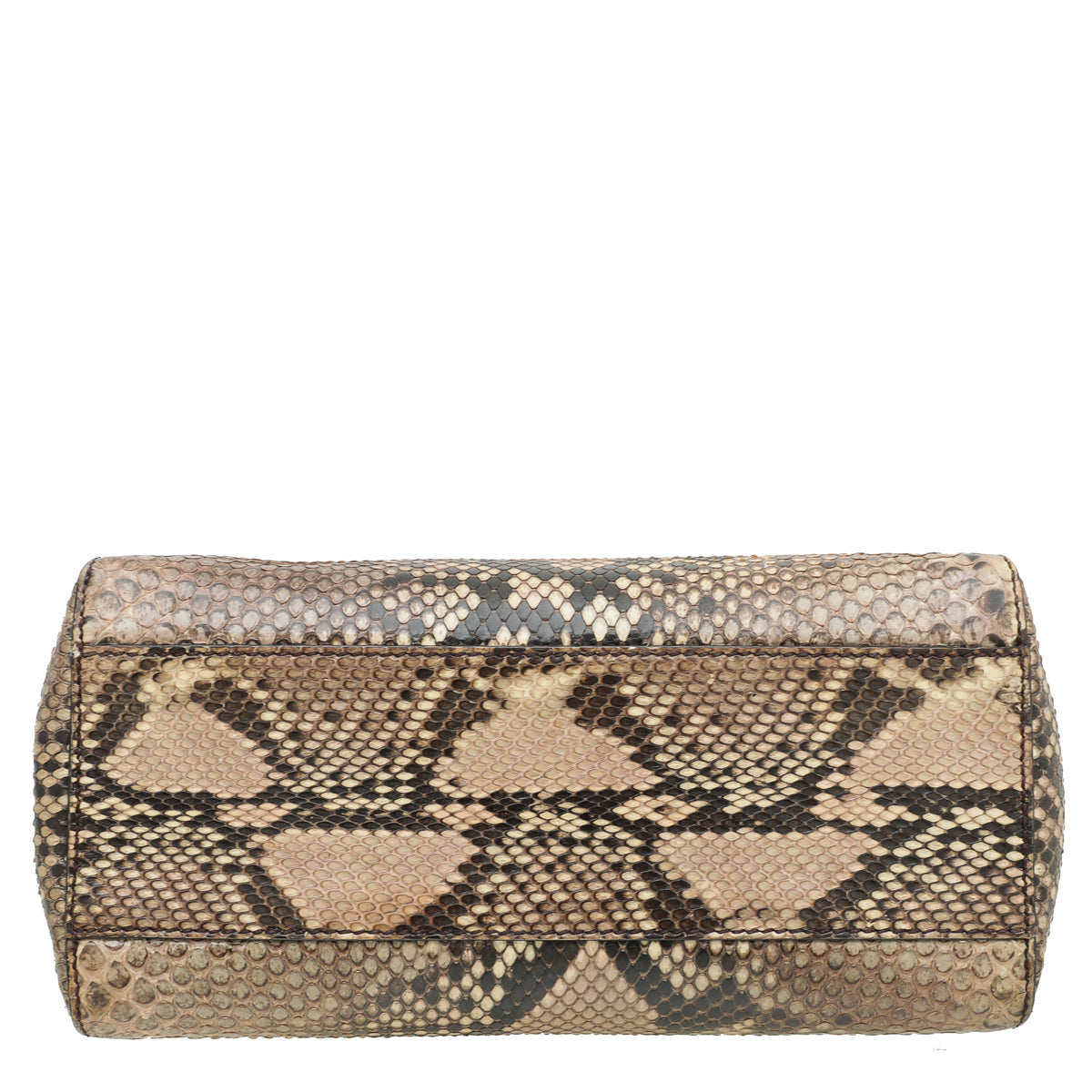 Fendi Light Yellow Python Peekaboo Bag-Fendi-THE CLOSET