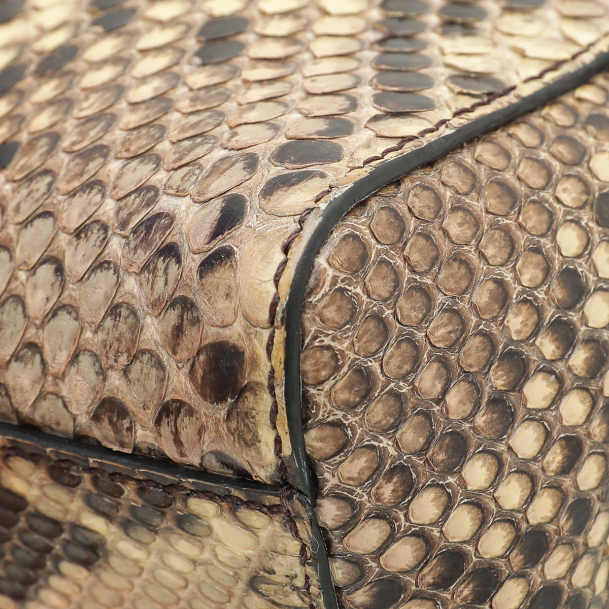 Fendi Light Yellow Python Peekaboo Bag-Fendi-THE CLOSET