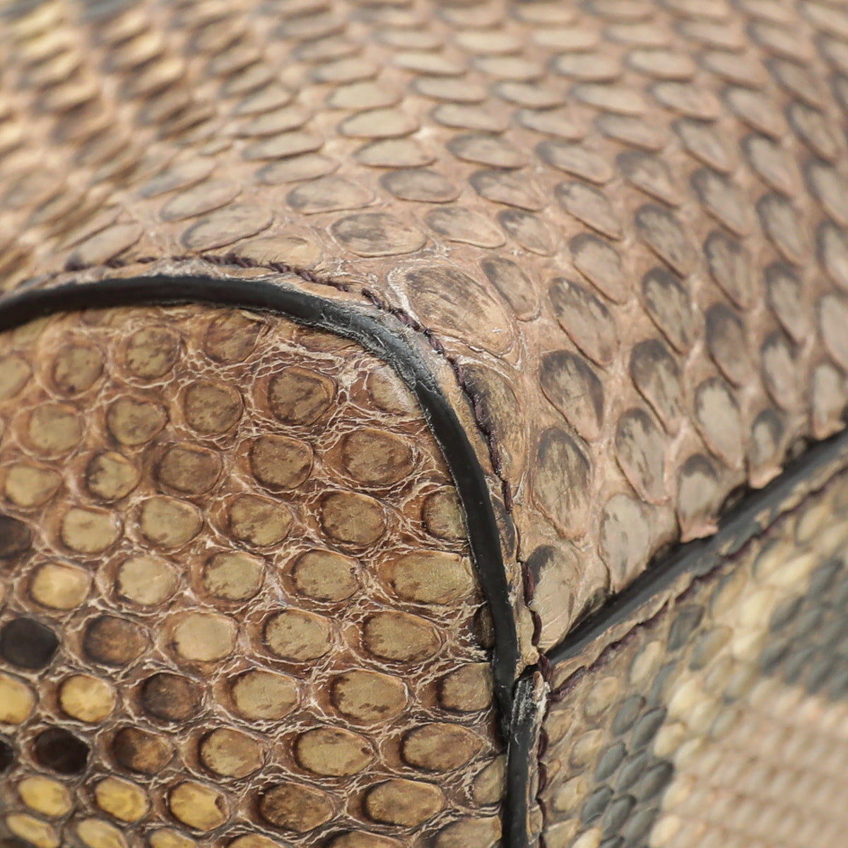 Fendi Light Yellow Python Peekaboo Bag-Fendi-THE CLOSET