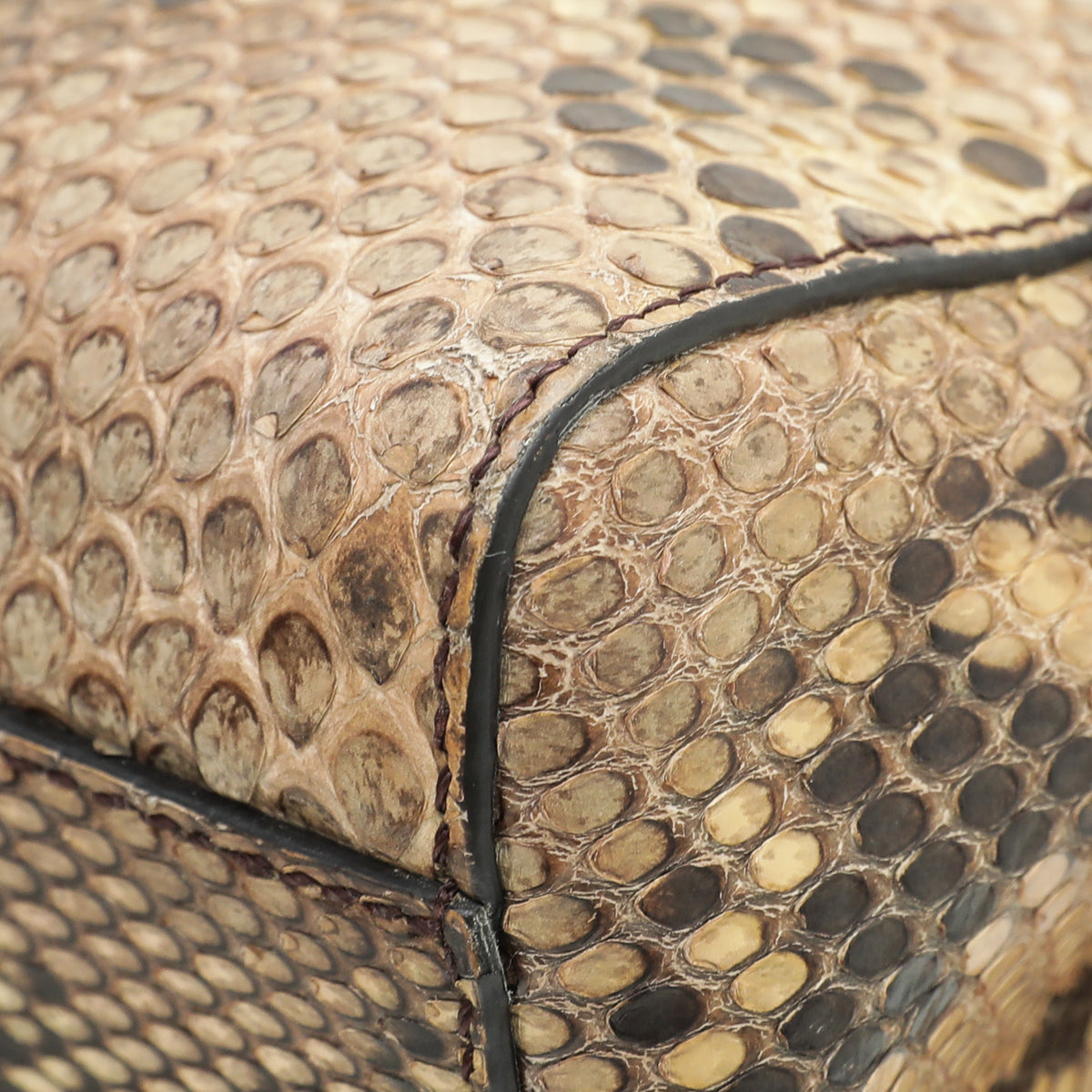 Fendi Light Yellow Python Peekaboo Bag-Fendi-THE CLOSET