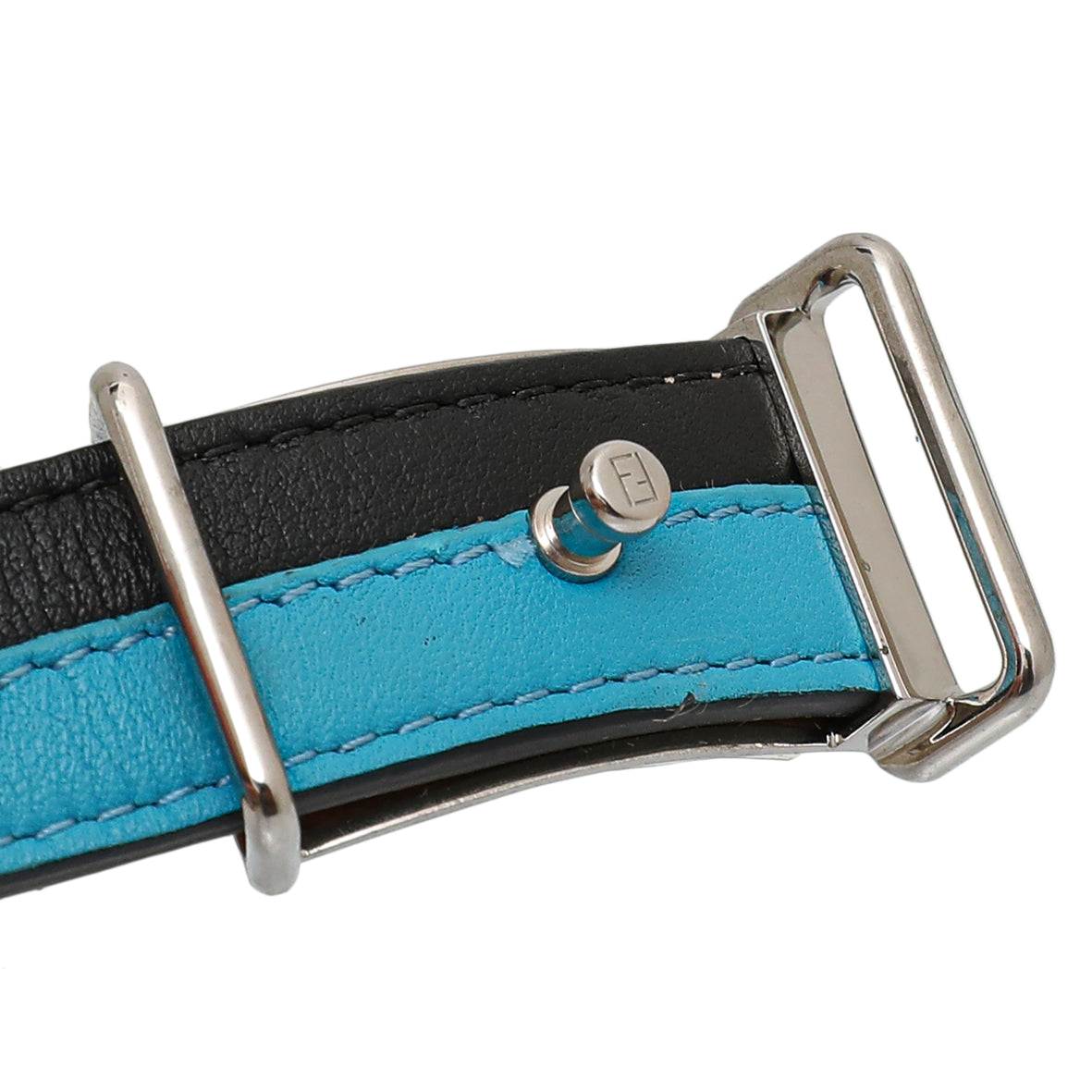 Fendi Bicolor Scalloped Bracelet Medium-Fendi-THE CLOSET