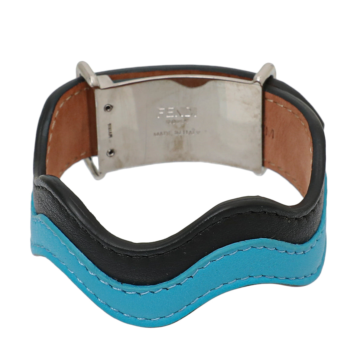 Fendi Bicolor Scalloped Bracelet Medium-Fendi-THE CLOSET