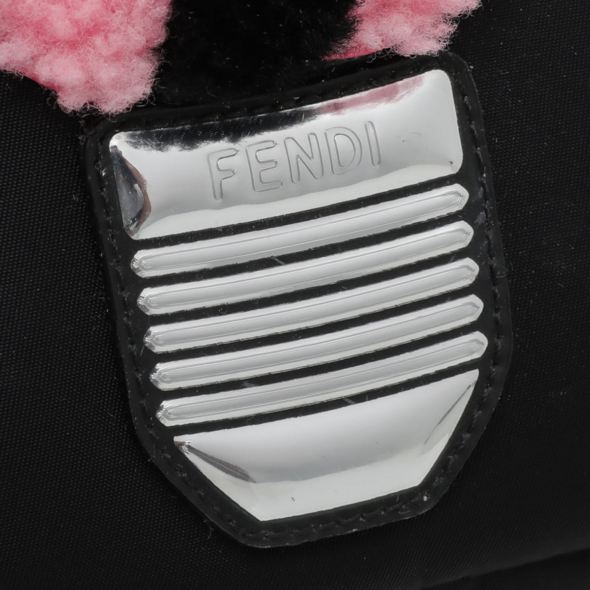 Fendi Bicolor Shearling Lightbulb Backpack Bag-Fendi-THE CLOSET