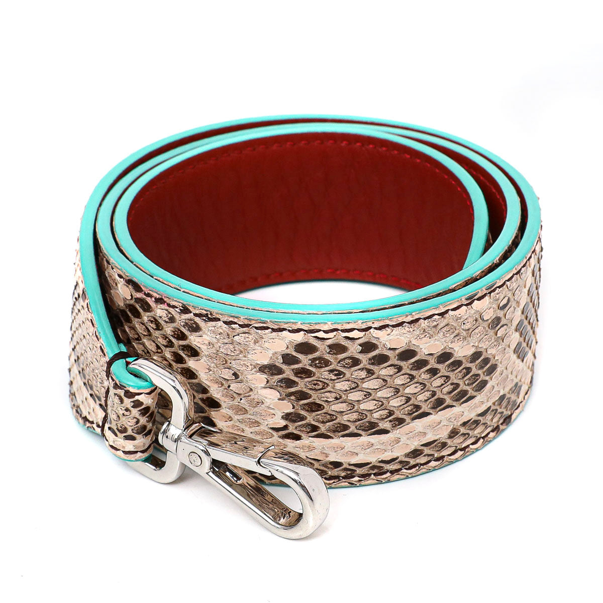 Fendi Maroon/ Brown Python Strap You Bag Strap – THE CLOSET