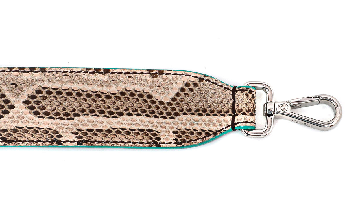 Fendi Maroon- Brown Python Strap You Bag Strap-Fendi-THE CLOSET