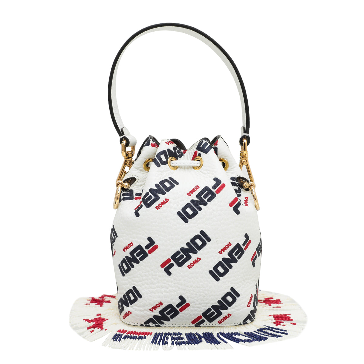 Fendi Tricolor X Fila Mania Beaded Mon Tresor Bag-Fendi-THE CLOSET