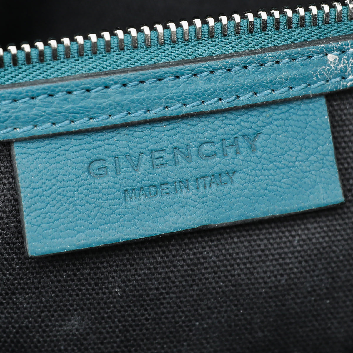 Givenchy Teal Antigona Goatskin Small Bag