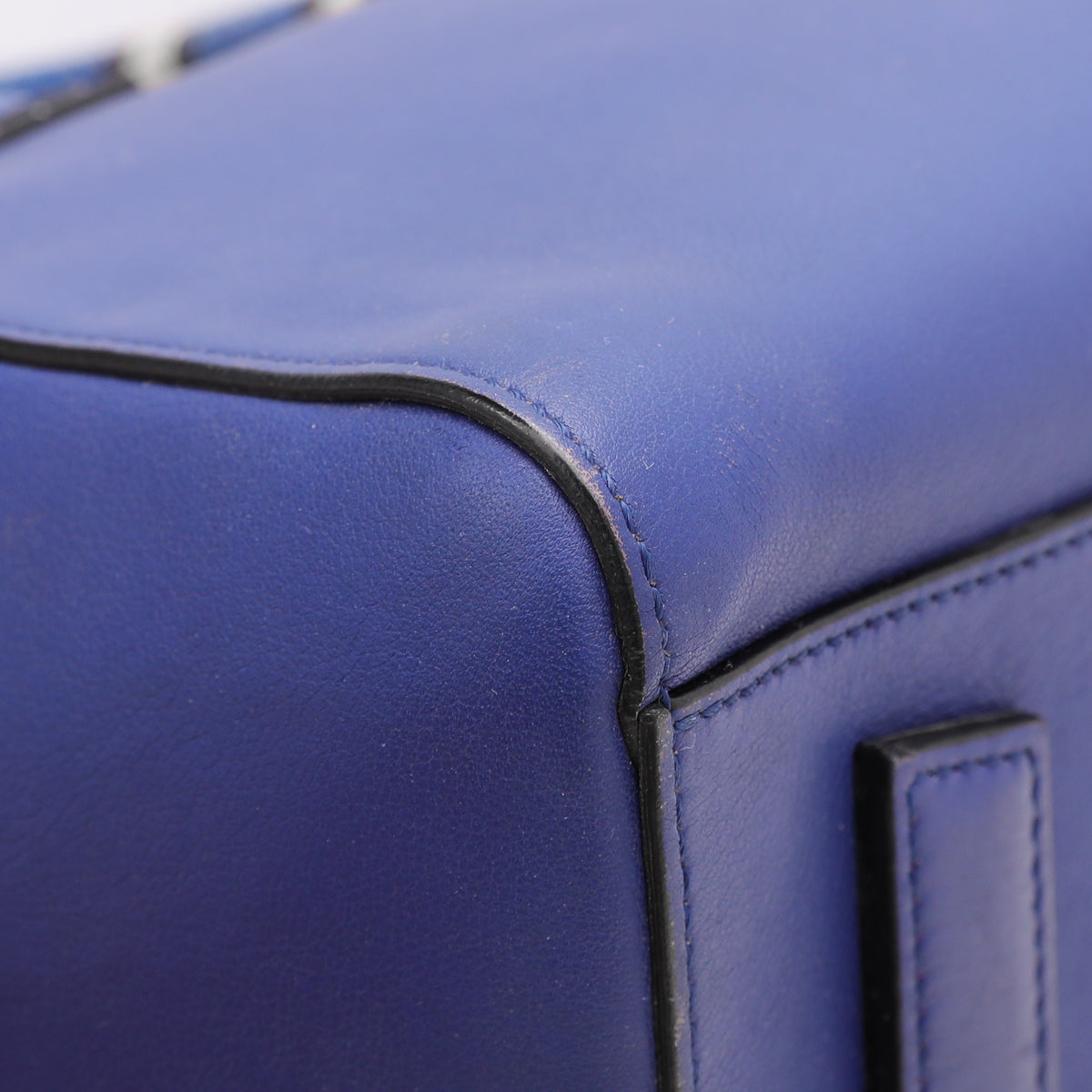 Givenchy Blue Antigona W- Python Details Bag