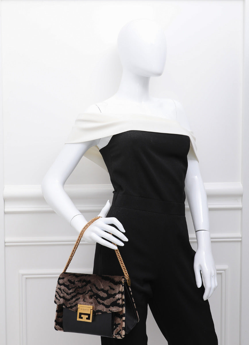 Givenchy Velvet Leopard GV3 Small Bag-Givenchy-THE CLOSET