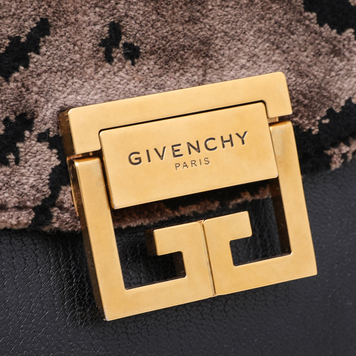 Givenchy Velvet Leopard GV3 Small Bag-Givenchy-THE CLOSET