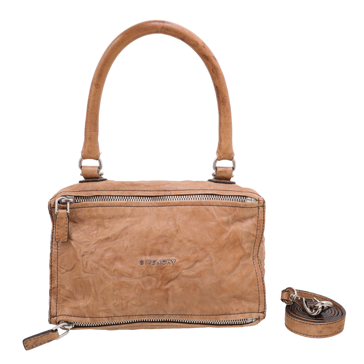 Givenchy Camel Sheepskin Pepe Pandora Bag-Givenchy-THE CLOSET