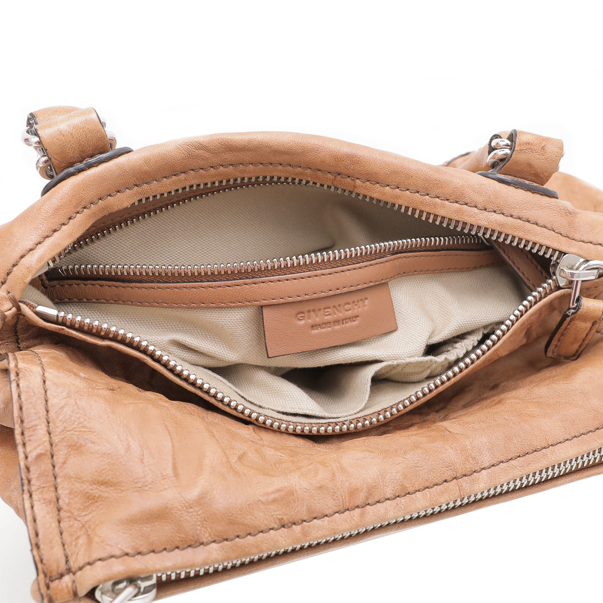 Givenchy Camel Sheepskin Pepe Pandora Bag-Givenchy-THE CLOSET