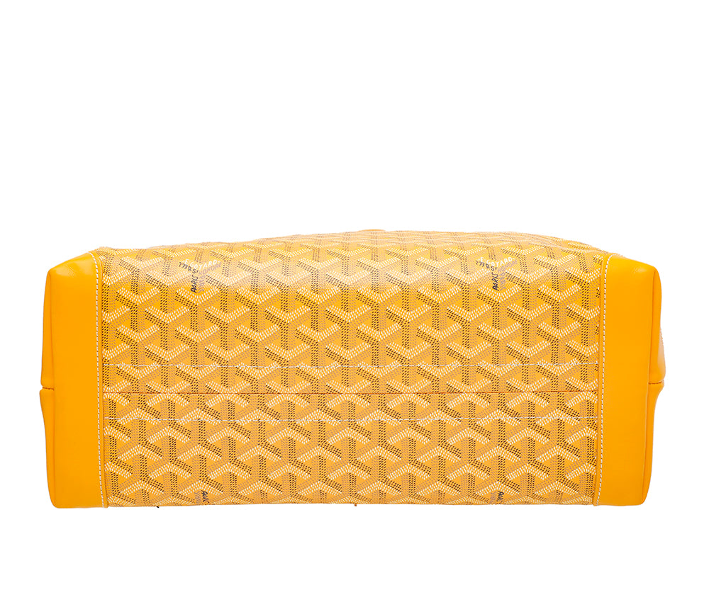 Goyard Yellow Goyardine Bellechasse PM Bag-Goyard-THE CLOSET