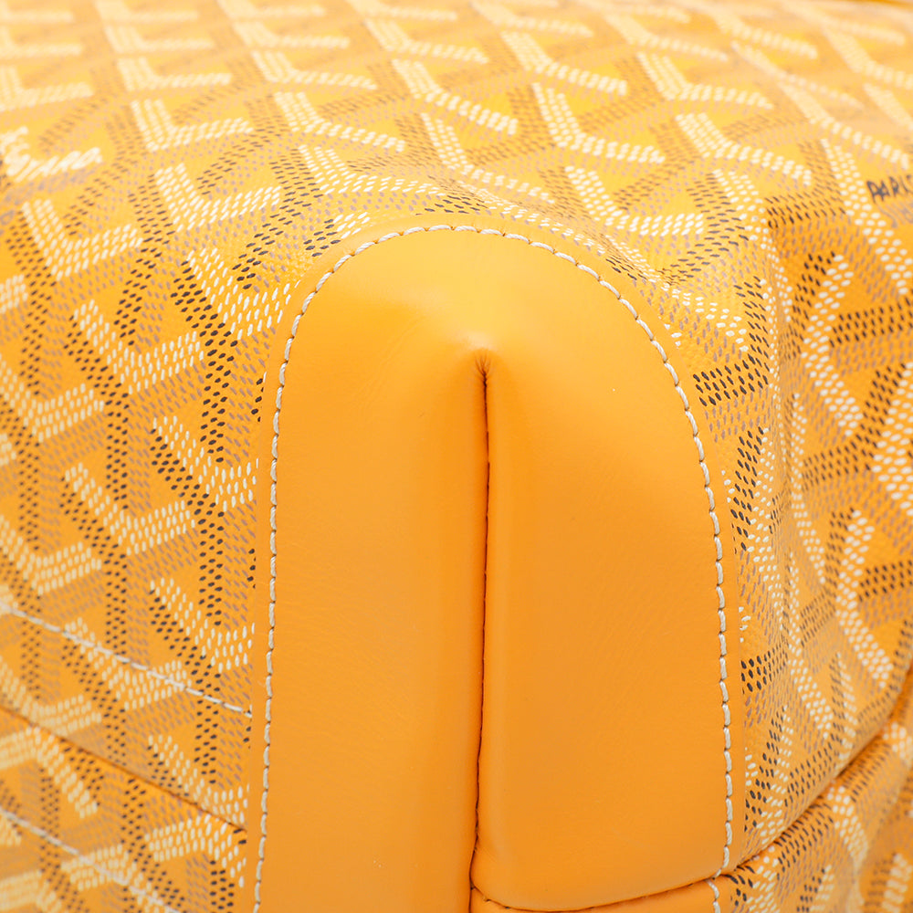 Goyard Yellow Goyardine Bellechasse PM Bag-Goyard-THE CLOSET