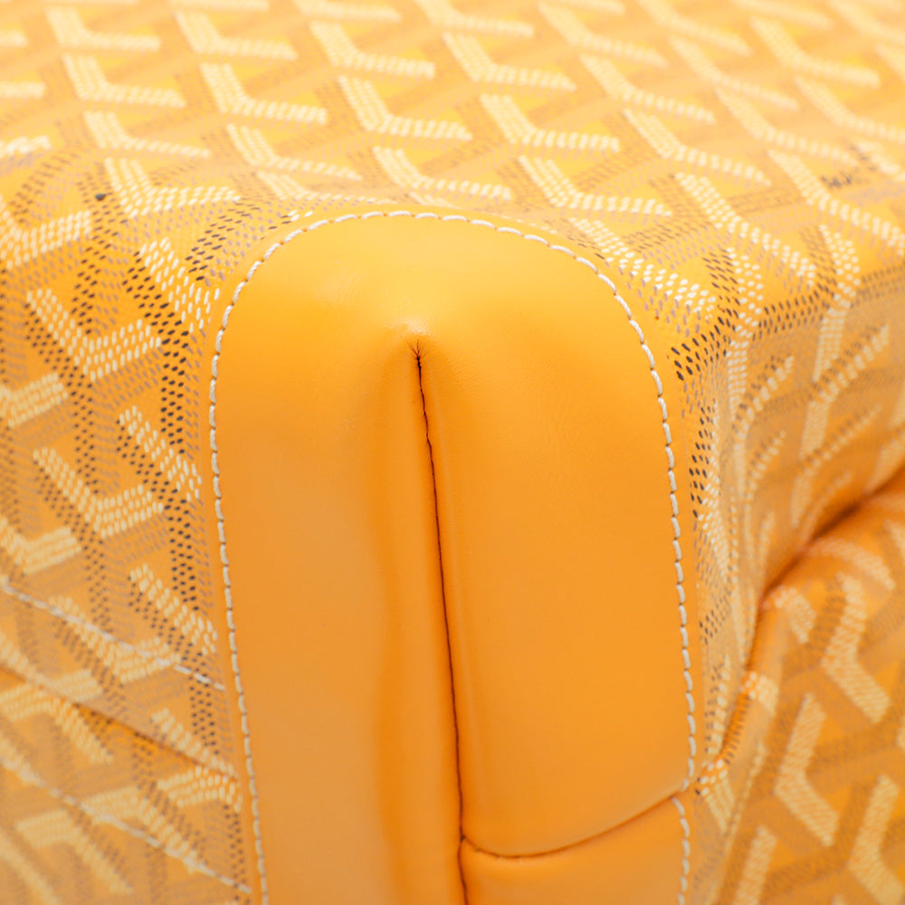 Goyard Yellow Goyardine Bellechasse PM Bag-Goyard-THE CLOSET