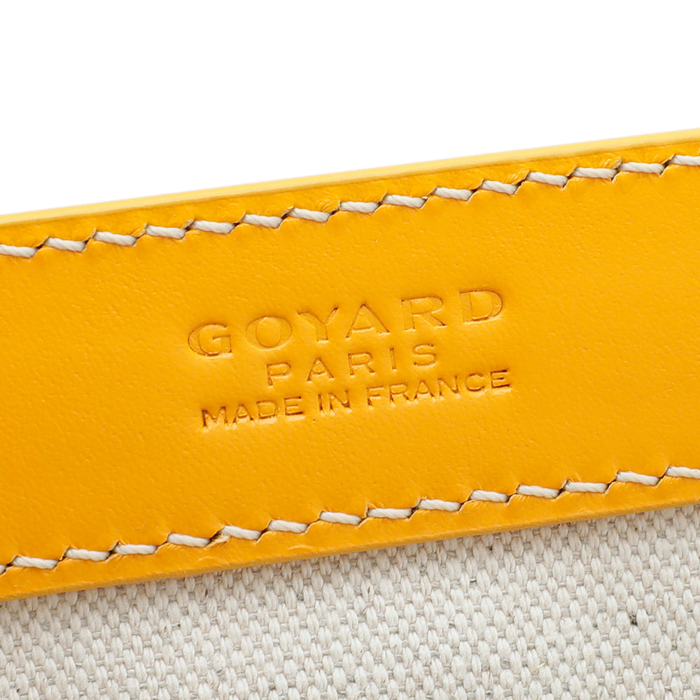Goyard Yellow Goyardine Bellechasse PM Bag – The Closet
