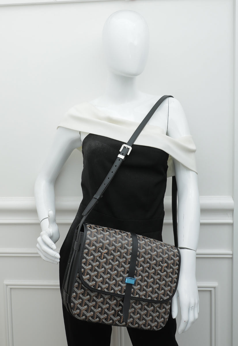 Goyard Belvedere mm Black Shoulder Bag