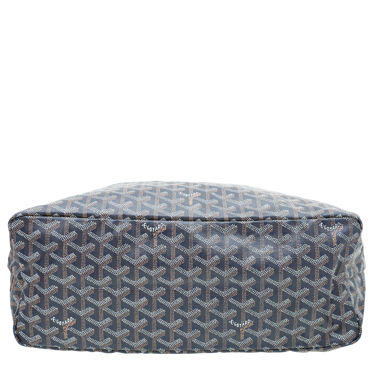 Goyard Navy Blue Goyardine Saint Louis PM Bag-Goyard-THE CLOSET