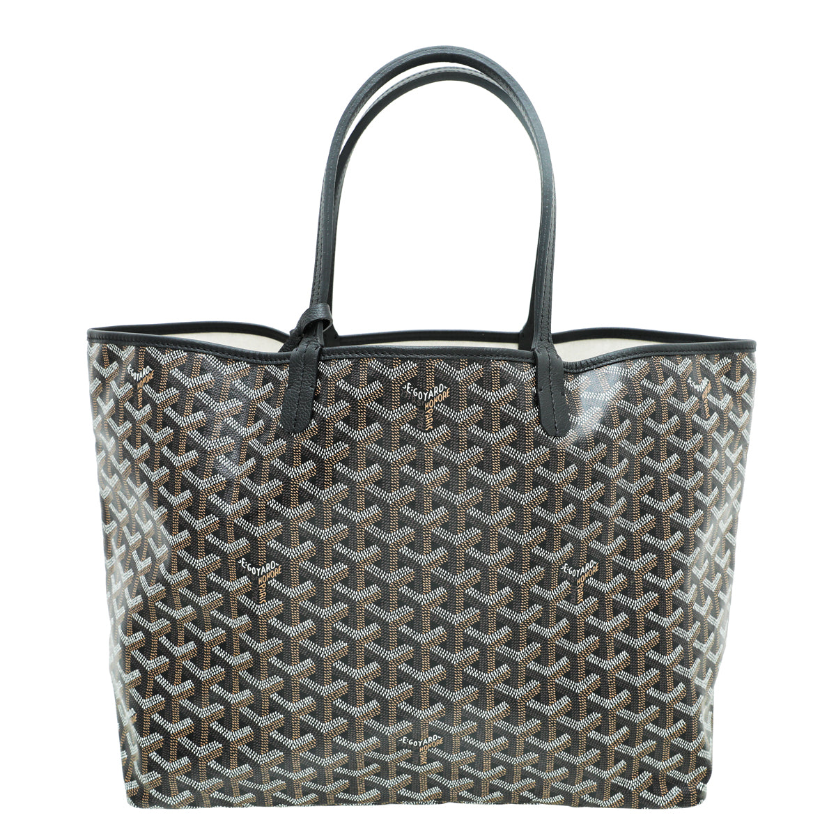 Goyard Black Goyardine Saint Louis PM Bag-Goyard-THE CLOSET