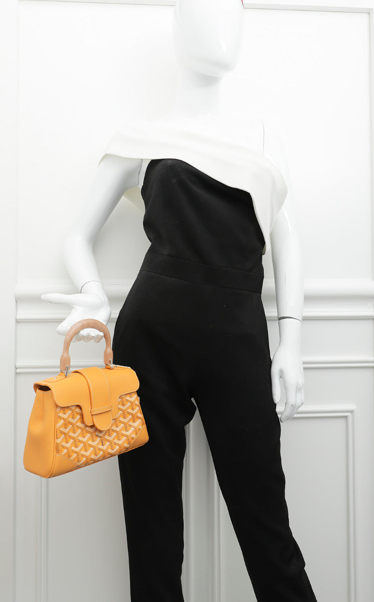 Goyard Jaune Souple Mini Saigon Bag-Goyard-THE CLOSET