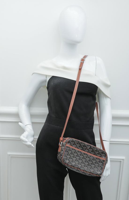 Goyard Womens Cap Vert Bag Brown Canvas PM – Luxe Collective