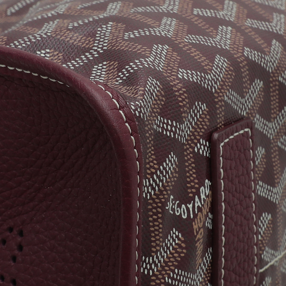 Goyard Burgundy Goyardine Hardy PM Bag-Goyard-THE CLOSET