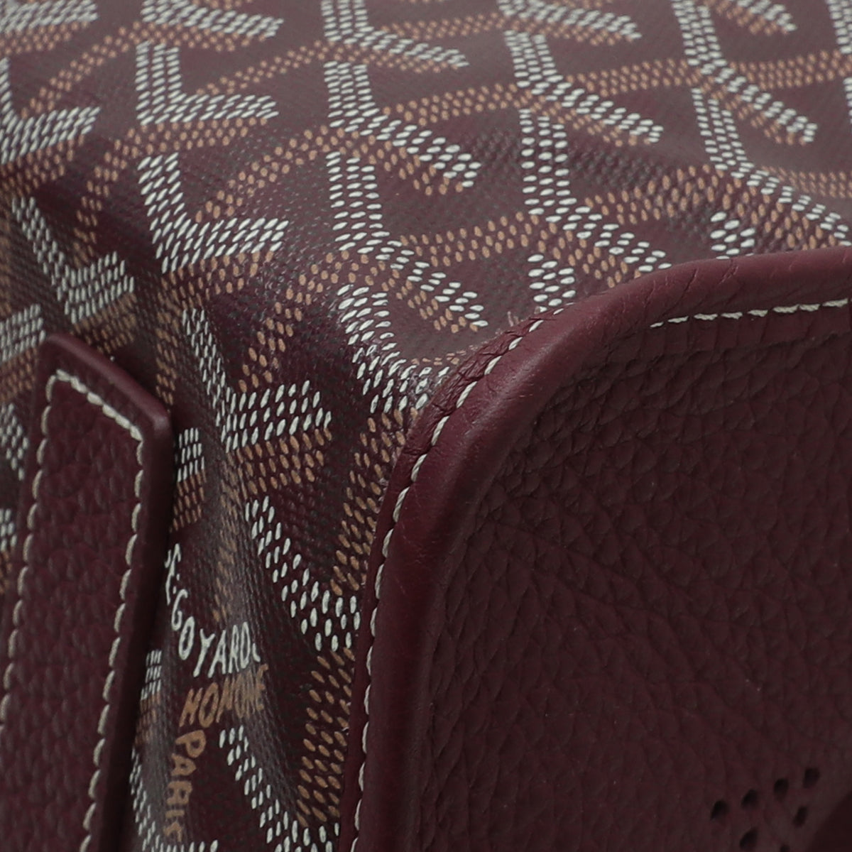 Goyard Burgundy Goyardine Hardy PM Bag-Goyard-THE CLOSET