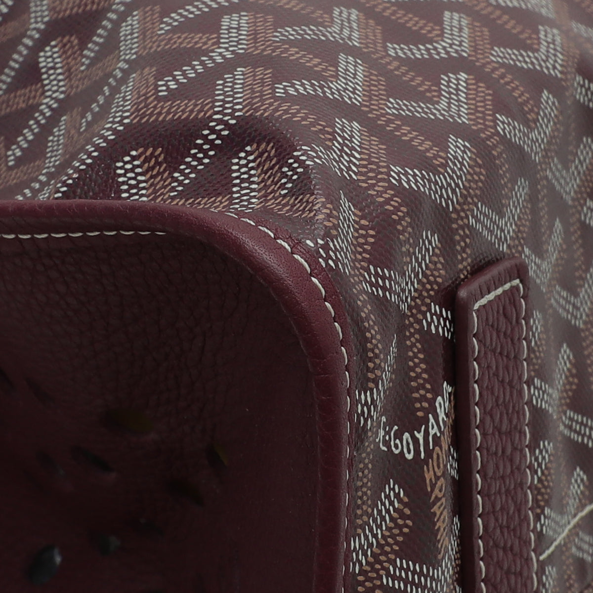 Goyard Hardy PM Bag in 2023  Leather formal shoes, Perforated